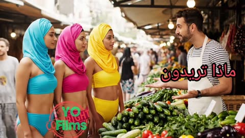 خيارتك كبيره Arab girls want big cucumbers