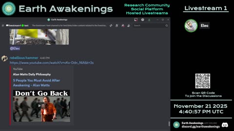 Earth Awakenings - Livestream 1 - #4163
