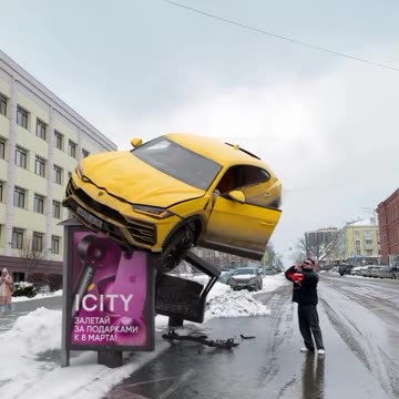 Don’t Drive Like That in Winter 😳😾