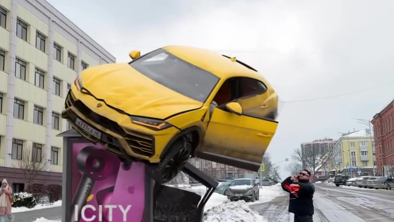 Don’t Drive Like That in Winter 😳😾