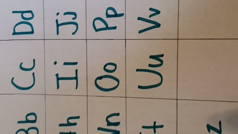 Learn the alphabet