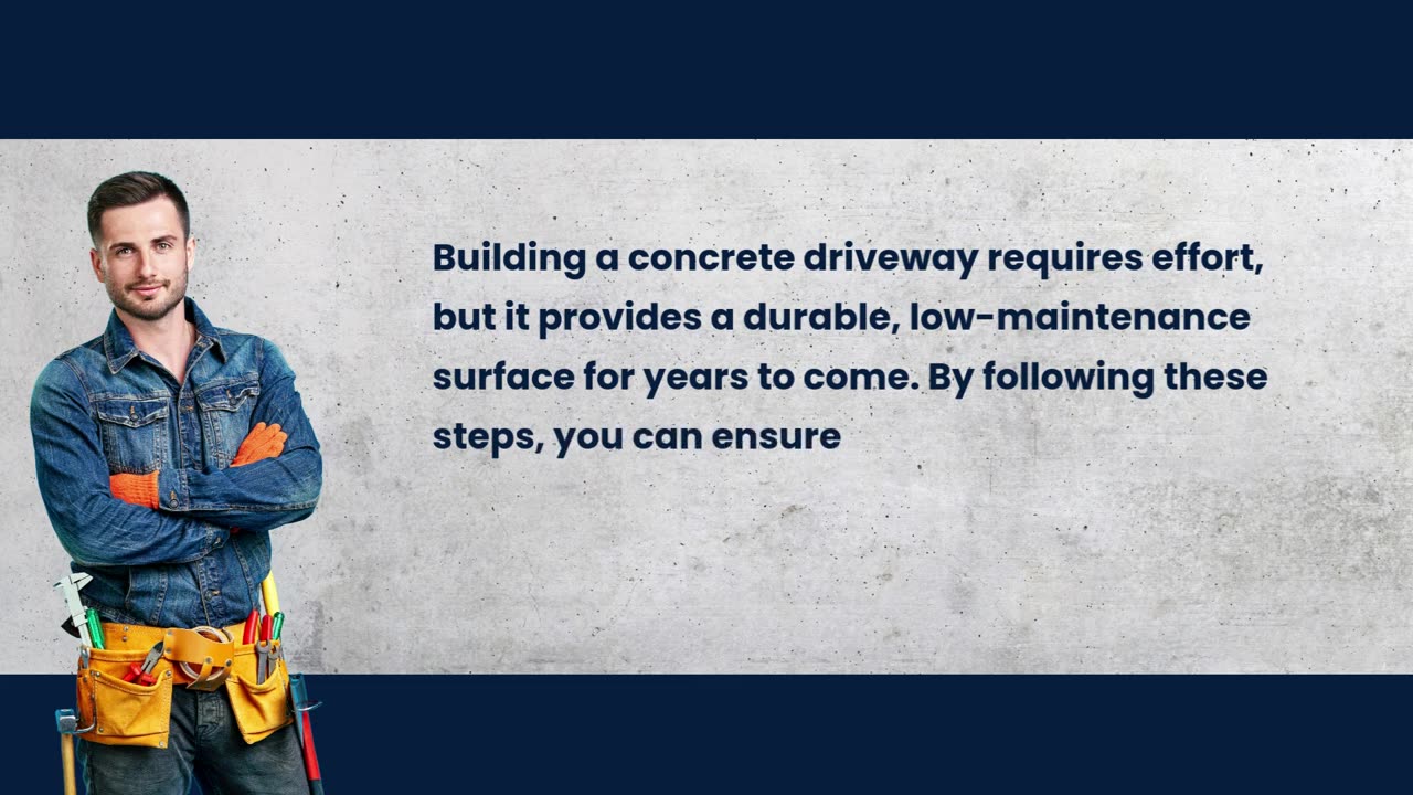 How to Make a Concrete Driveway