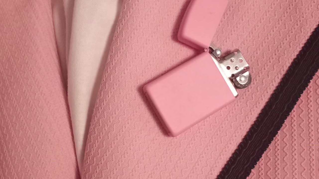 Trent Page's famous pink suit.