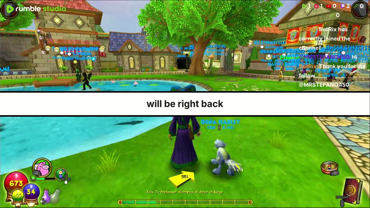 Wizard101 beastmoon and doing maybe a lot of something else idk yet