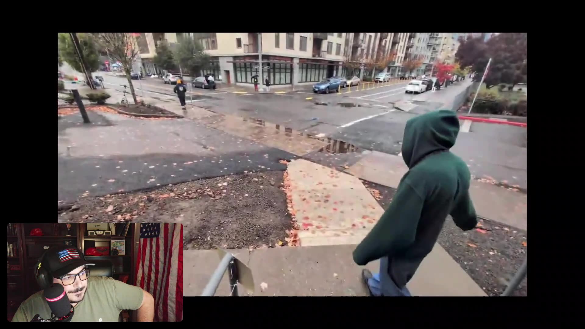 #Angela Rose & #Mike Get Trapped By #Dustin At #Portland #ANTIFA #ICE #Protest