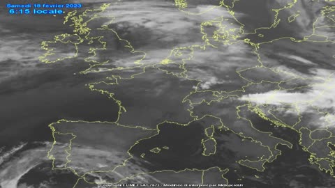 Miran Rubin - Koščejski Napad - Meteociel.fr 18/02/2023 - meteosat12 infrarouge HD