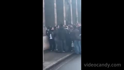 More than 40 antifa members beat a young French conservative to death in France