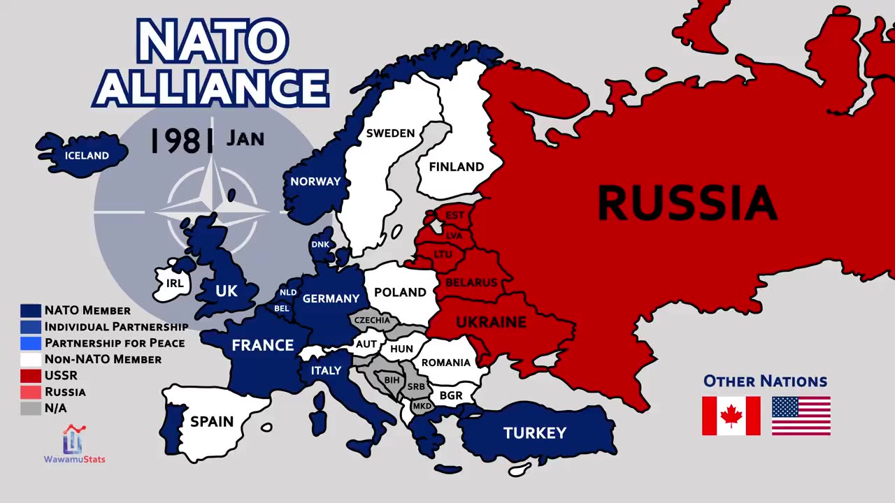 NATO claims Russia is invading its territory... 1949-2022!
