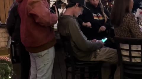 Local boy Henry and his small weiner (dog)