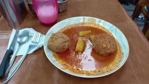 Menu Del Dia - Meal of the Day - Albondigas en Chipotle