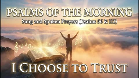 “Psalms of the Morning – Sung and Spoken Prayers (Psalms 56 & 112) – I CHOOSE TO TRUST