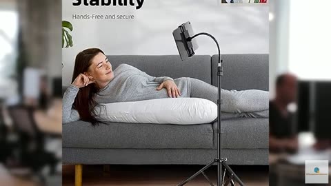 Weilisi Heavy Duty Tablet Tripod Stand 82” Tall, Floor Stand with Remote and Adj