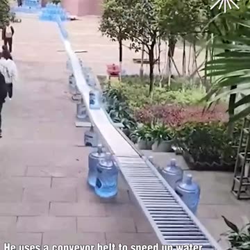 A water deliveryman's clever invention!.hd