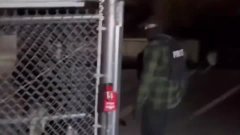 Insane woman attacks ICE