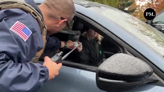 Portland woman starts panicking, hyperventilating, and begging for mercy after getting pulled over