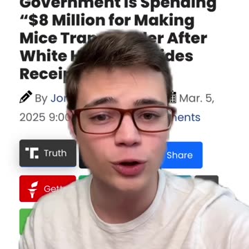 Victor Reacts: Trump Was Right, $8 Million to Trans Mice