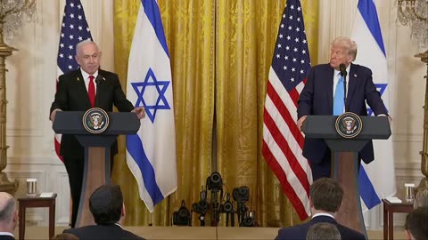 President Trump and Prime Minister Netanyahu hold joint news conference