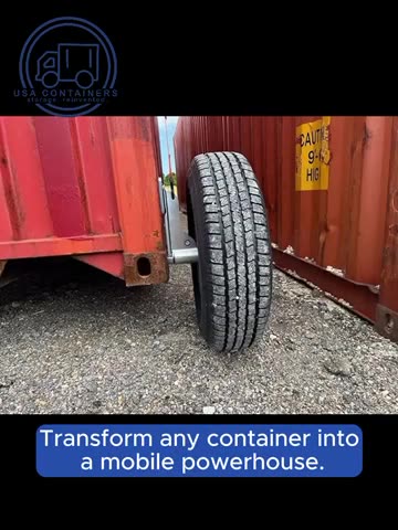 Struggling with Moving Shipping Containers? Try Our Easy-Wheel Moving Kit! 🚚 | USA Containers