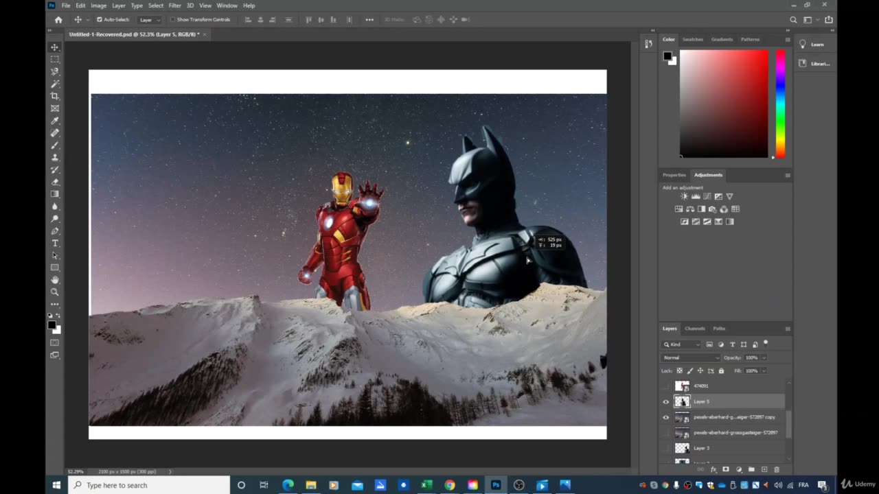 Adobe Photoshop CC-Basic Photoshop training-016 Basic modifications Part 3