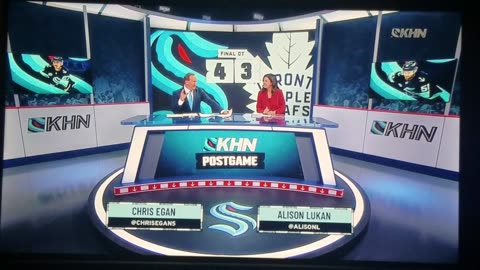 SEA vs TOR - Kraken Win in OT 4-3