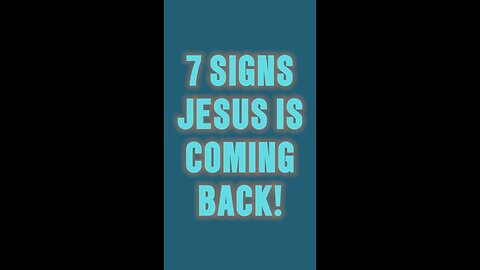 7 Signs Jesus Comes Back! 🌟 #jesus #truth #truth #bible #shorts