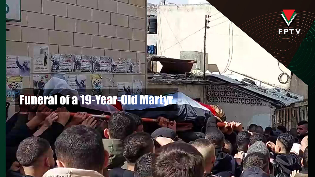 Funeral of a 19-Year-Old Martyr