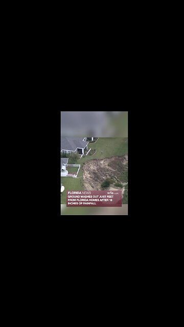 SHOCKING VIDEO: Central Florida roads & yards left washed out after weekend storms dumped over a foot of rain