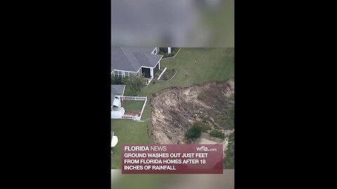 SHOCKING VIDEO: Central Florida roads & yards left washed out after weekend storms dumped over a foot of rain