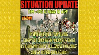 SITUATION UPDATE 2/24/25 - Pentagon Coup Foiled, Zelenskyy Out,Hobbs Investigated,Illegals SS# Fraud