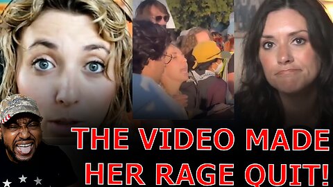 Marxist Democrat RAGE QUITS Interview After CONFRONTED With Trump DOJ Indictment Video Attacking ICE
