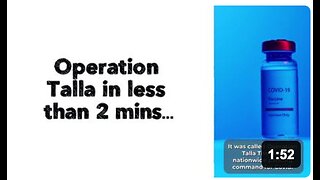 Operation Talla in less than 2 mins…