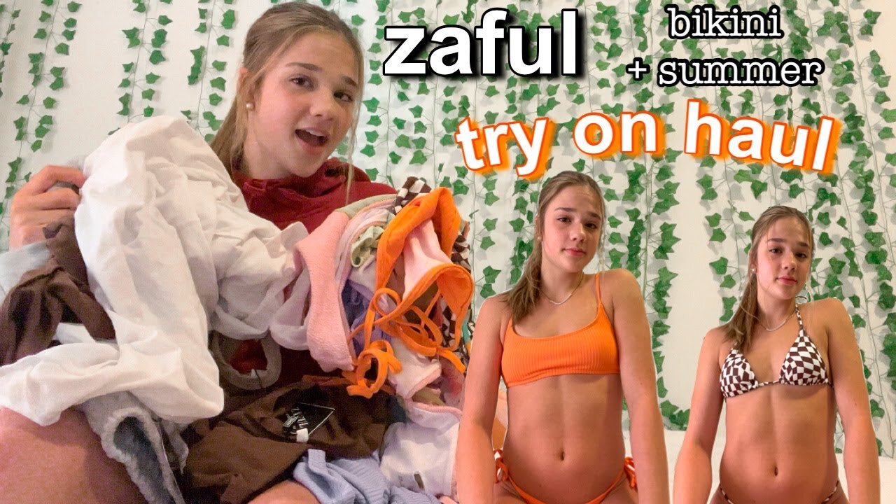 zaful bikini + clothing try on haul