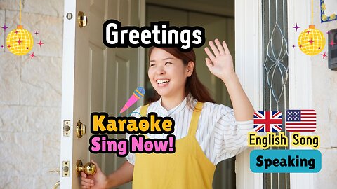 English Karaoke Music Fun. Sing It NOw!