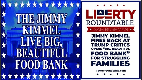 Jimmy Kimmel vs Trump: Food Banks, Fake Money & Real Solutions! (11/6/25)