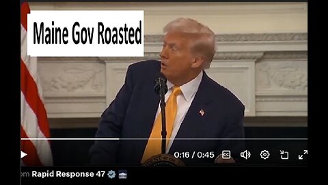 Trump roast Maine governor who wants men in women's sports