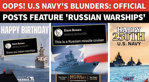 US Navy’s Embarrassing Blunder; Confuse Russian Warships For American Ones On 250th Birthday