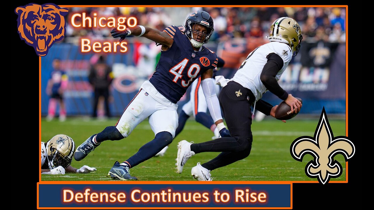 Defense Continues to Rise l Bears Week 7 Pre Game vs Saints l Da Bears With Dark