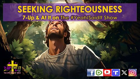 WORD OF THE DAY: ROMANS 10:3 - SEEKING RIGHTEOUSNESS