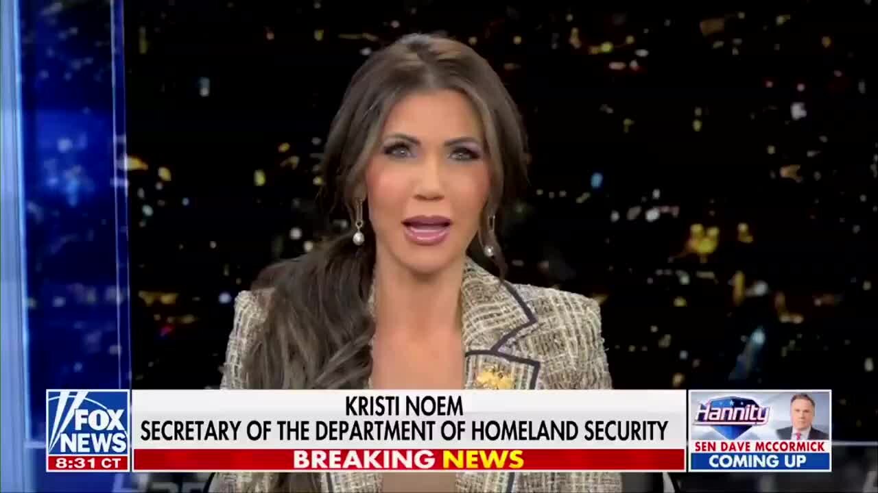 DHS Sec. Noem Says Some ICE Leakers Have Been Identified: ‘They Will Be Fired, There Will Be Consequences’