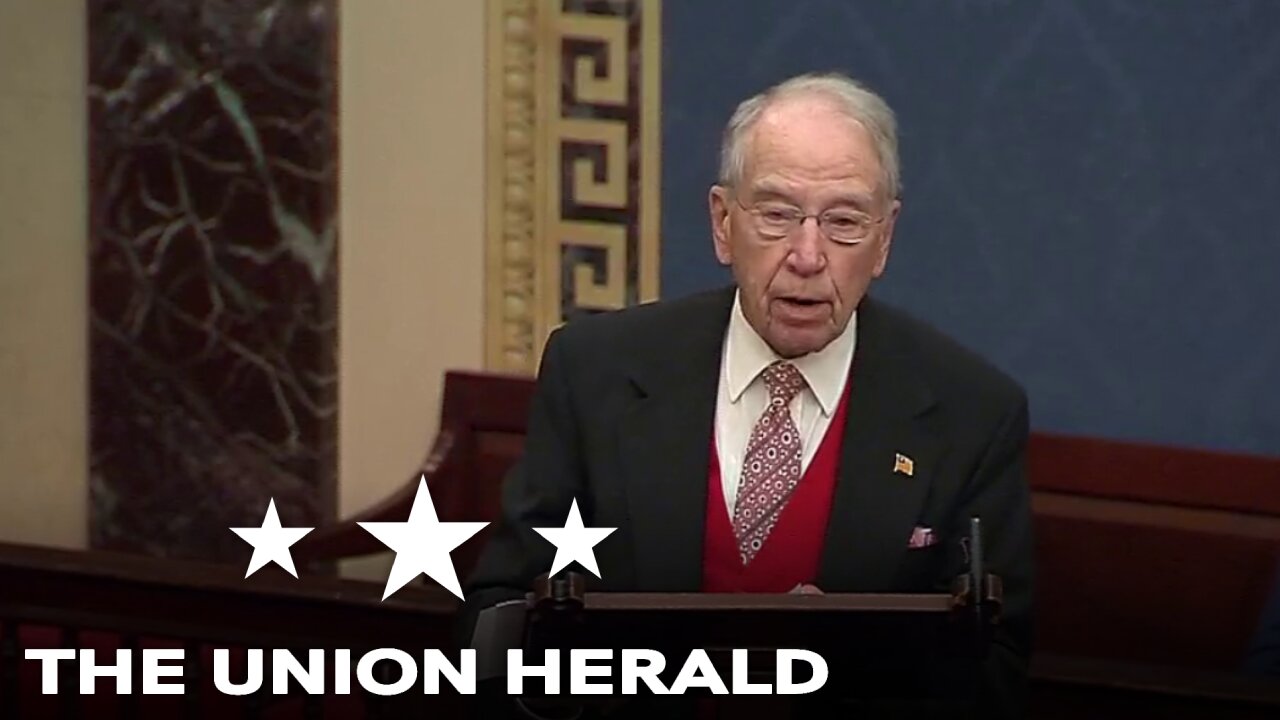 Senator Grassley Delivers Remarks on AI Use in the Federal Judiciary