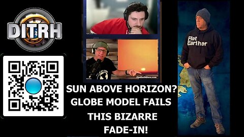 [DITRH] Sun Above Horizon? Globe Model Fails This Bizarre Fade-In! #shorts - Hijacking Perspective w/ Angels of Light [Jul 23, 2025]