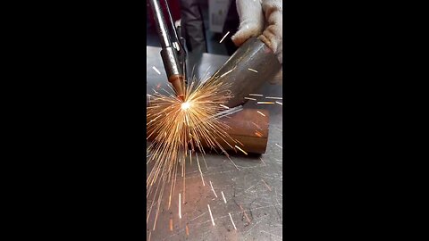 Amazing welding with a laser machine