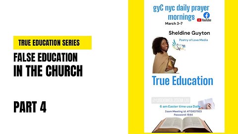 False Education In the Church part 4 | True education Series