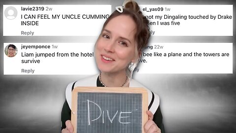 What rhymes with DIVE? - Ani Brava's Wild Comment Section