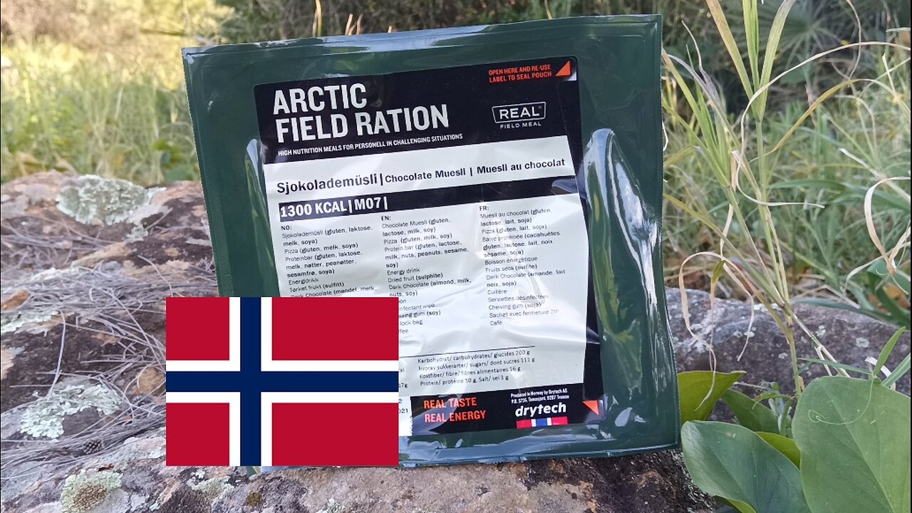 RACION DE COMBATE NORUEGA MENU 7