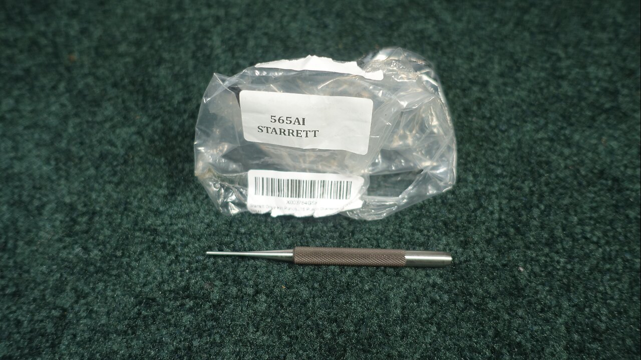 Starrett 1/16" Pin Punch, Model 565AI