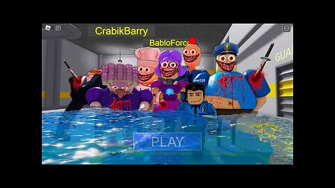 WATER NIGHTMARE MODE! EVERYONE BARRY'S PRISON RUN! A lot of Nightmare Barry (#Obby) #Roblox