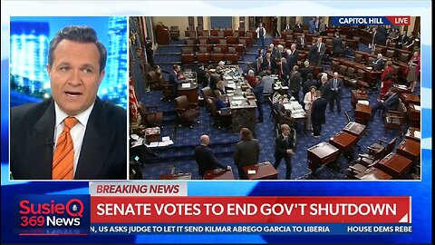 SENATE VOTES TO END GOV'T SHUTDOWN