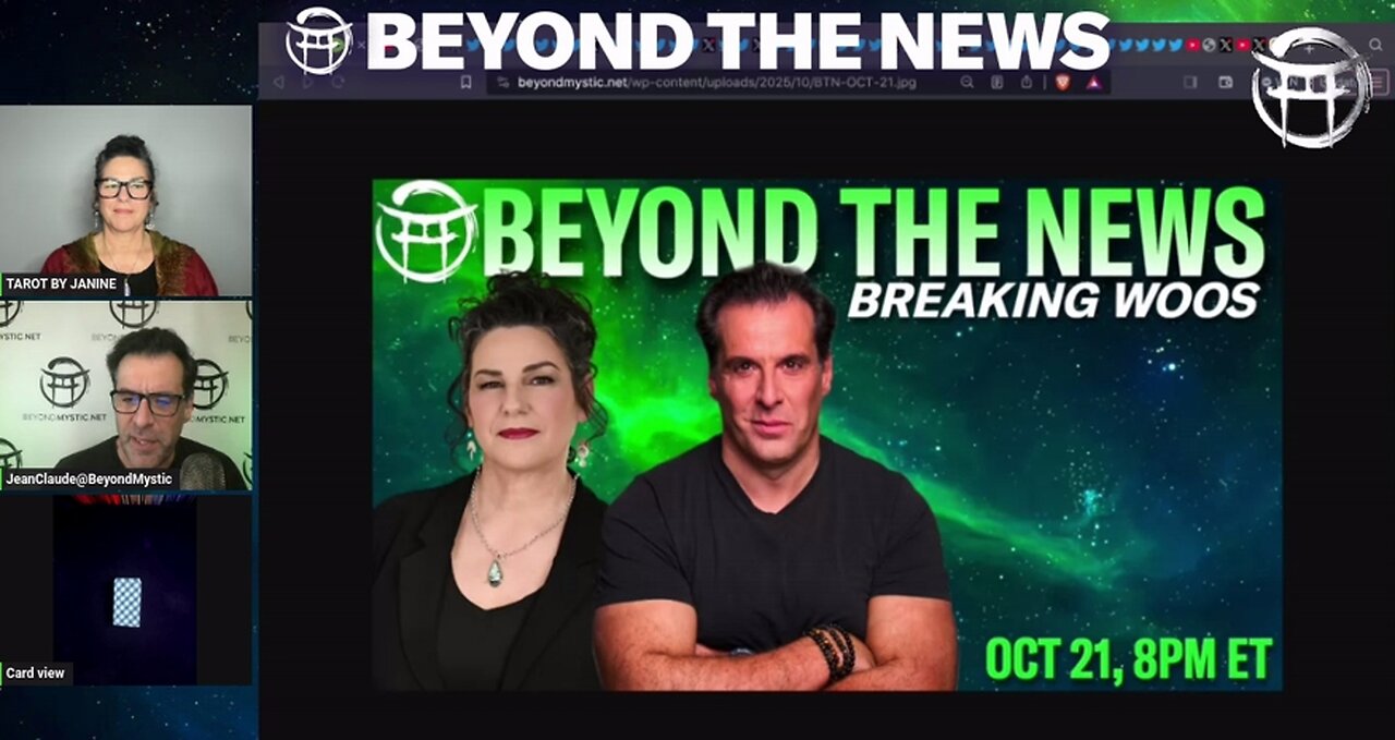 BEYOND THE NEWS with JANINE & JEAN-CLAUDE - OCT 21, 2025