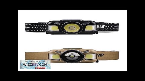 XPE+COB Body Motion Sensor Powerfull LED Headlamp USB Rechargeable Camping Torch Light Review